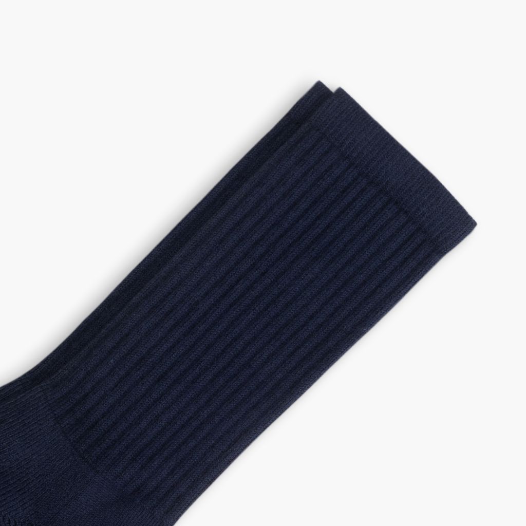 Women's Cotton Crew Sock | Navy - Image 2