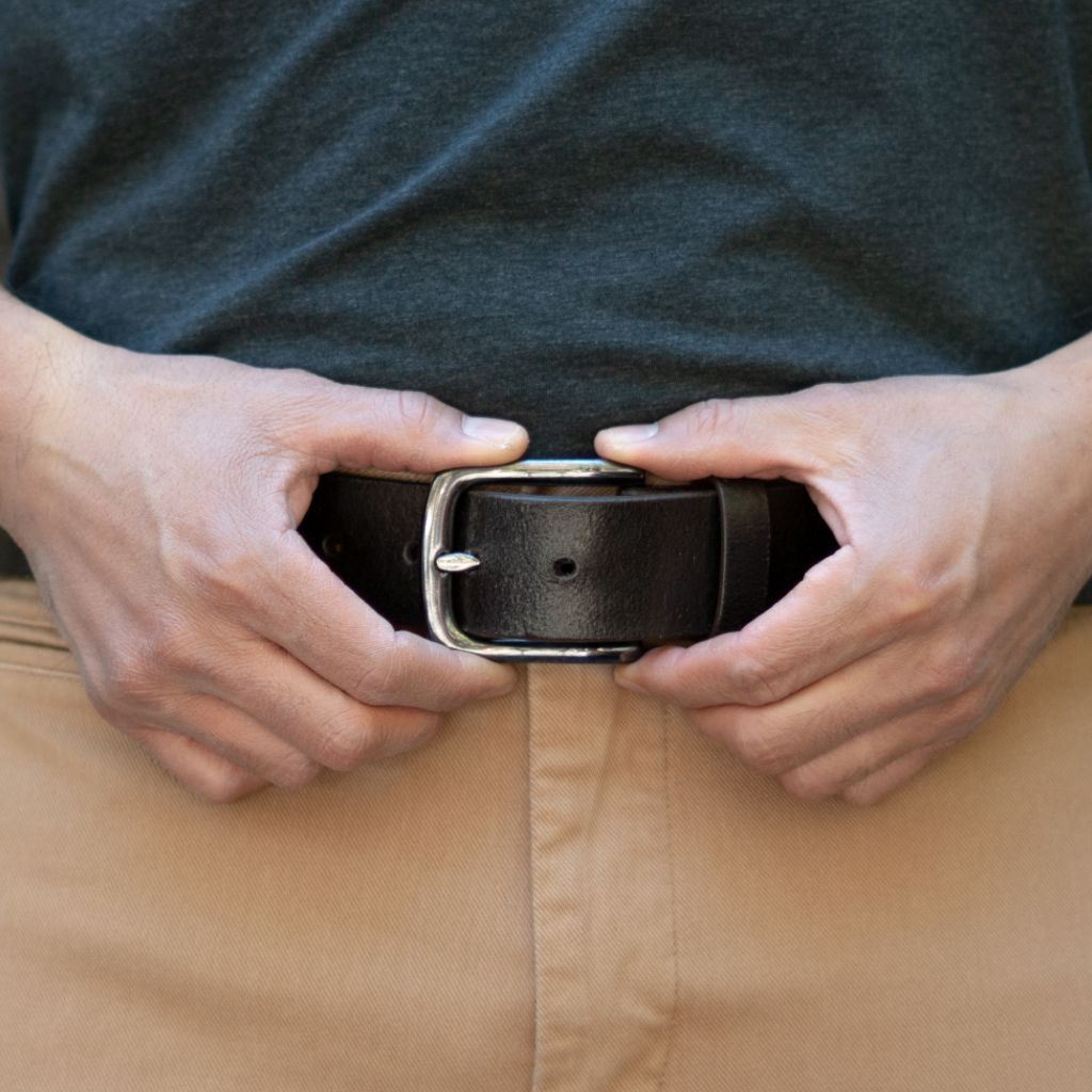 Men's Heritage Leather Belt | Cacao - Image 5