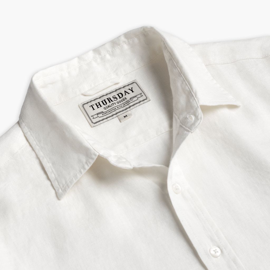 Linen Shirt | White - Image 4