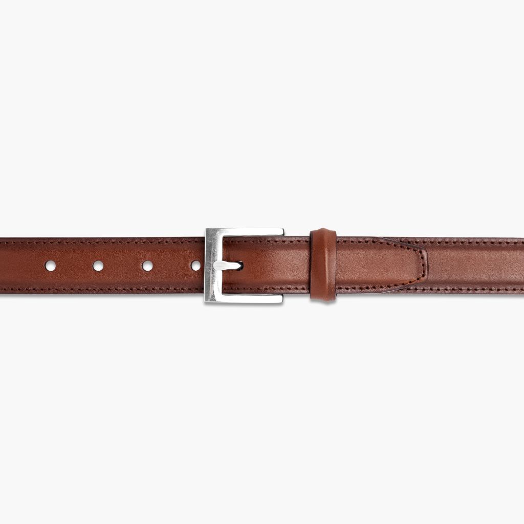 Men's Classic Leather Belt | Brandy - Image 2