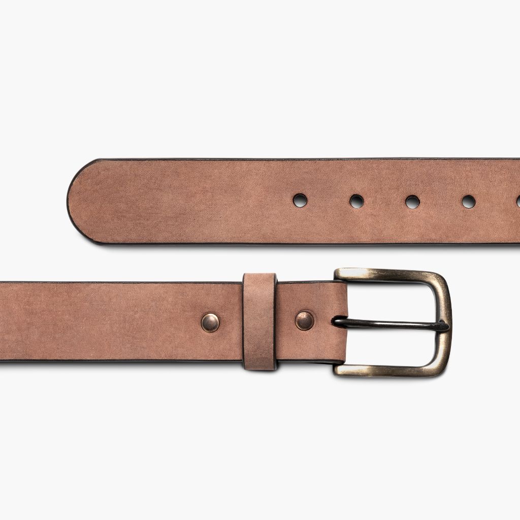 Men's Heritage Leather Belt | Terracotta - Image 3