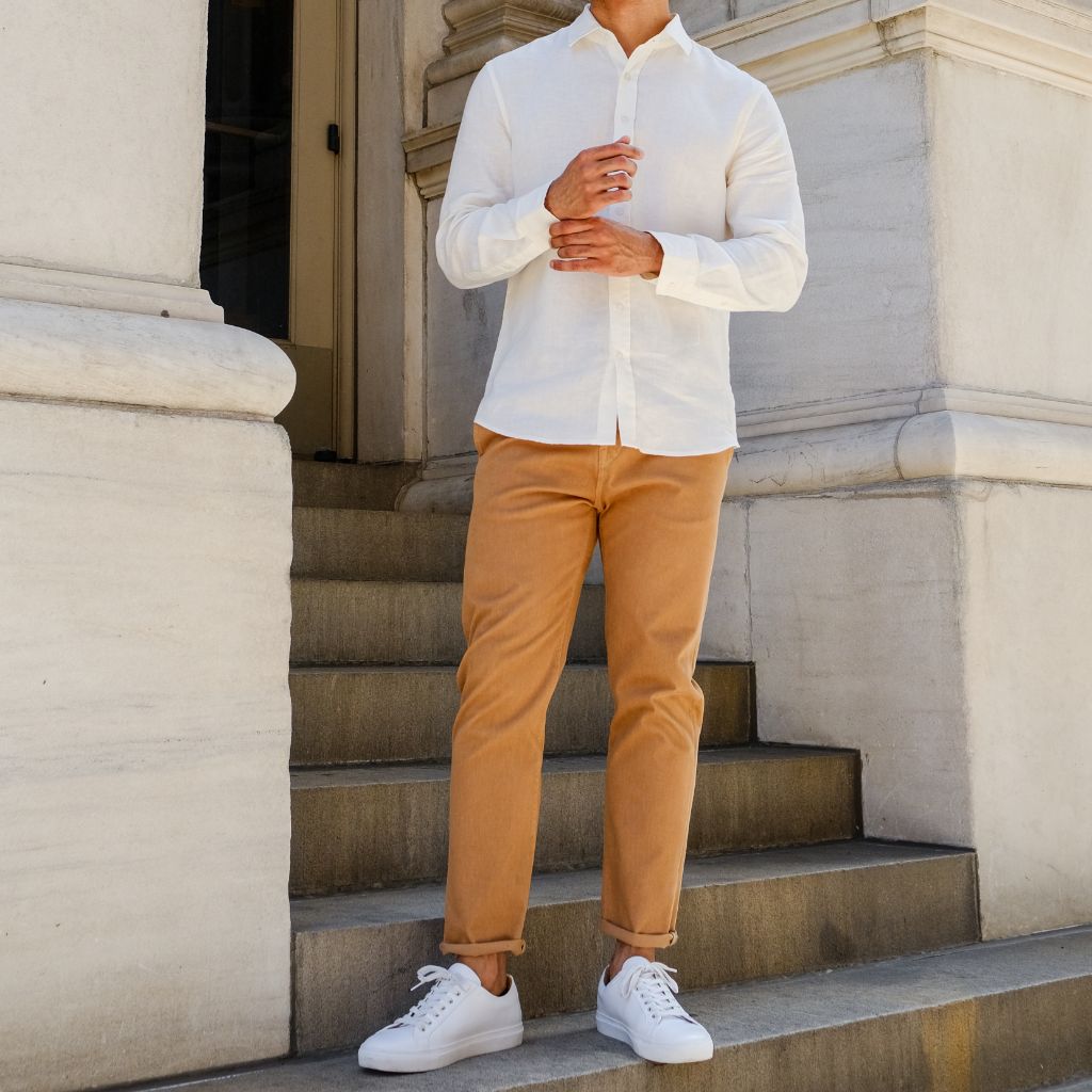 Linen Shirt | White - Image 8