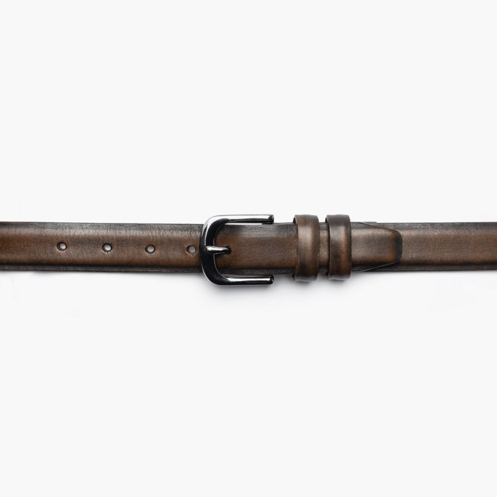 Men's Refined Leather Belt | Black Coffee - Image 2