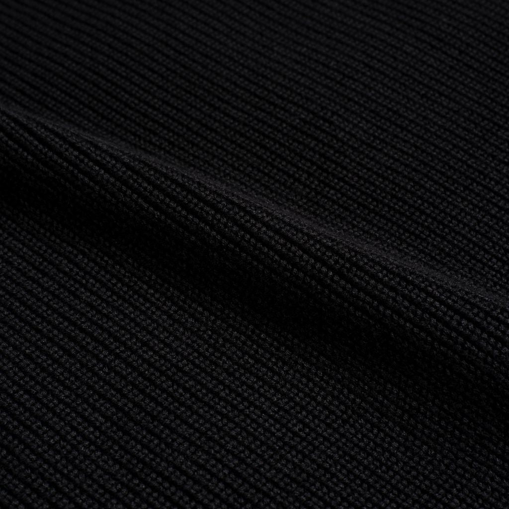 Ribbed Crewneck | Black - Image 4