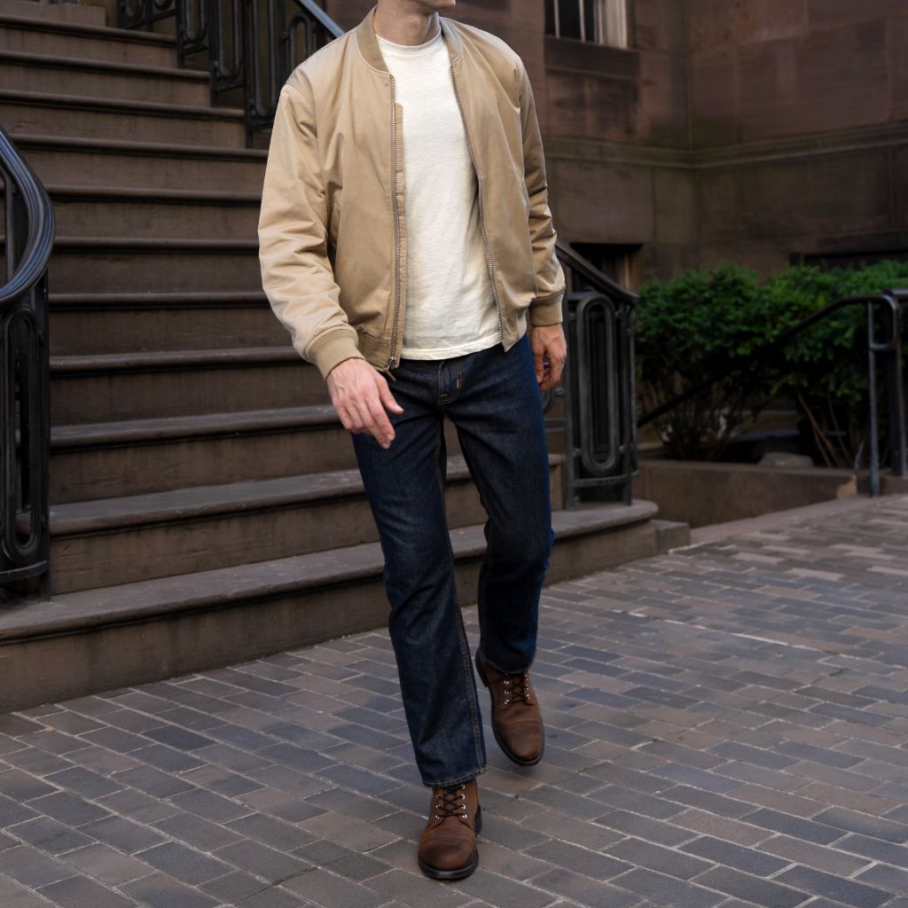 Union Bomber Jacket | Khaki - Image 3