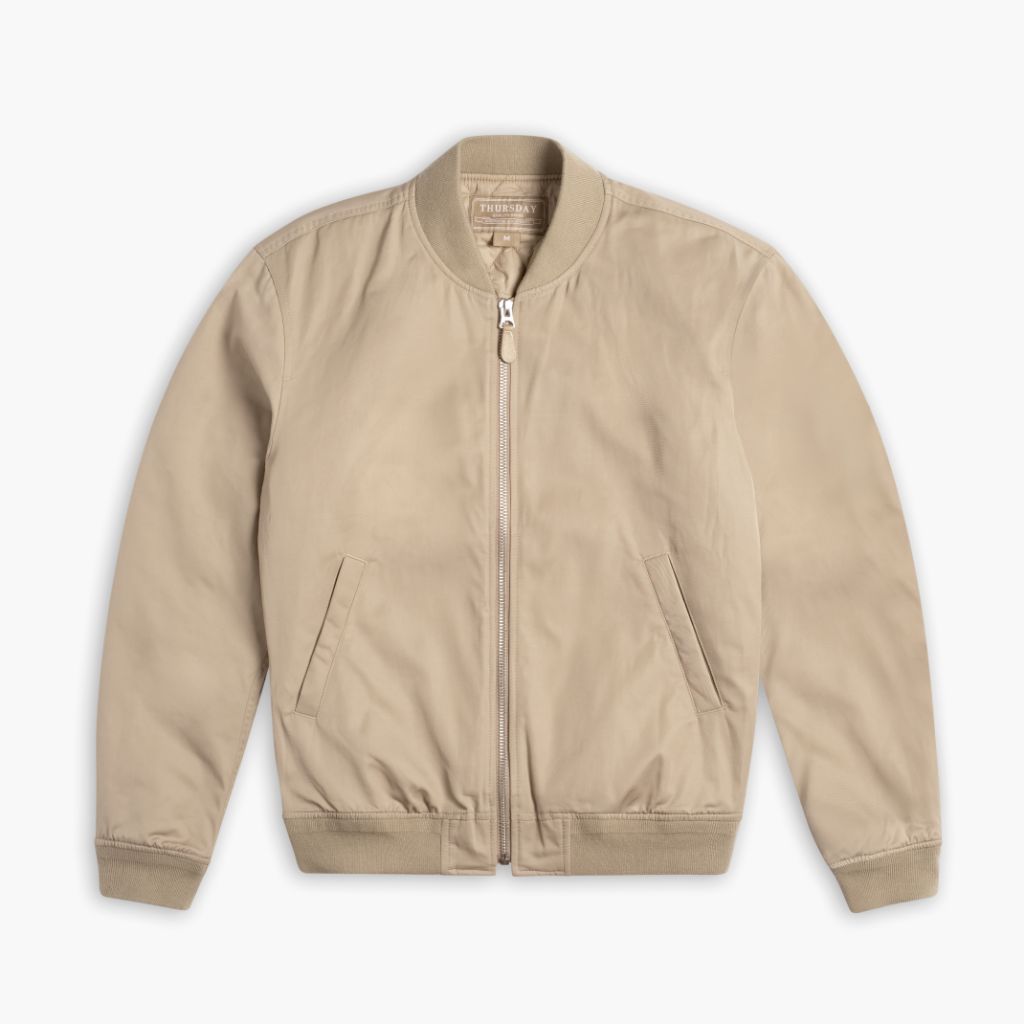 Union Bomber Jacket | Khaki - Image 4