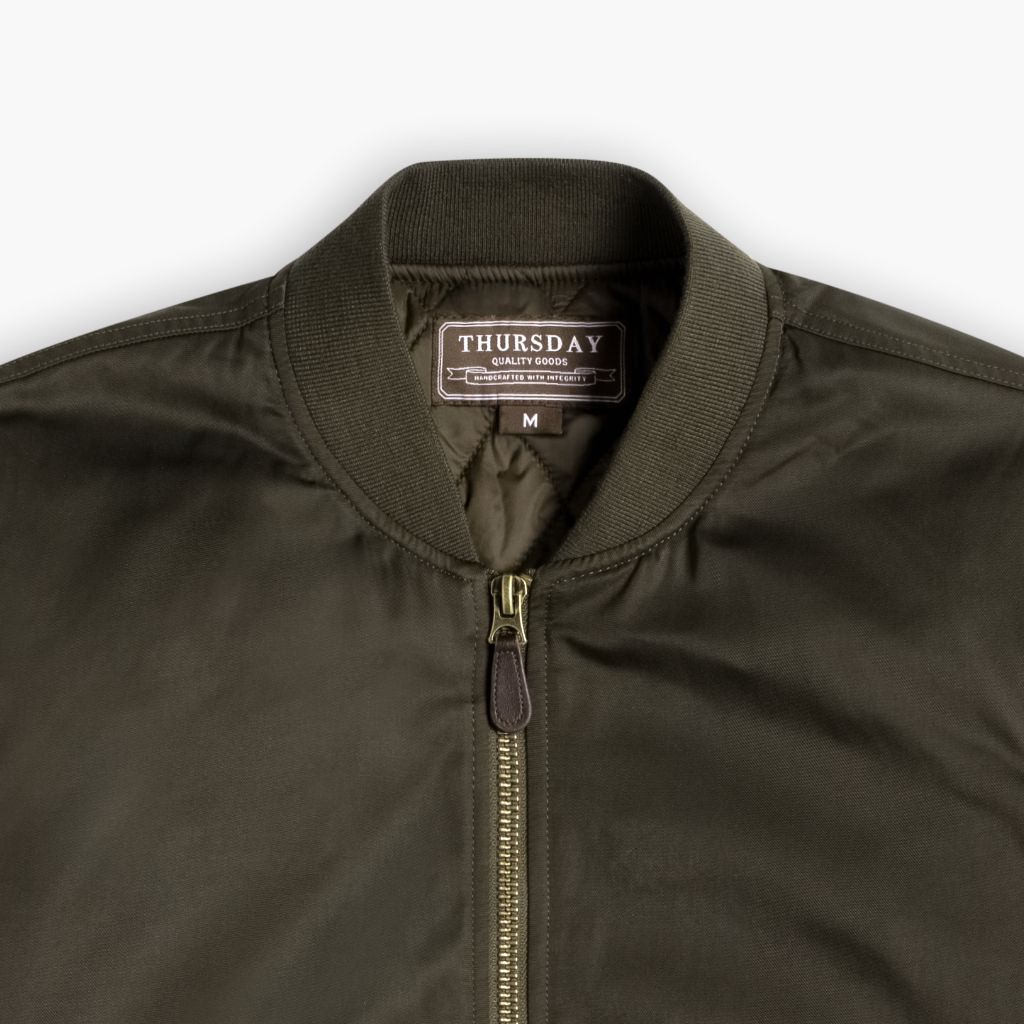 Union Bomber Jacket | Olive - Image 7