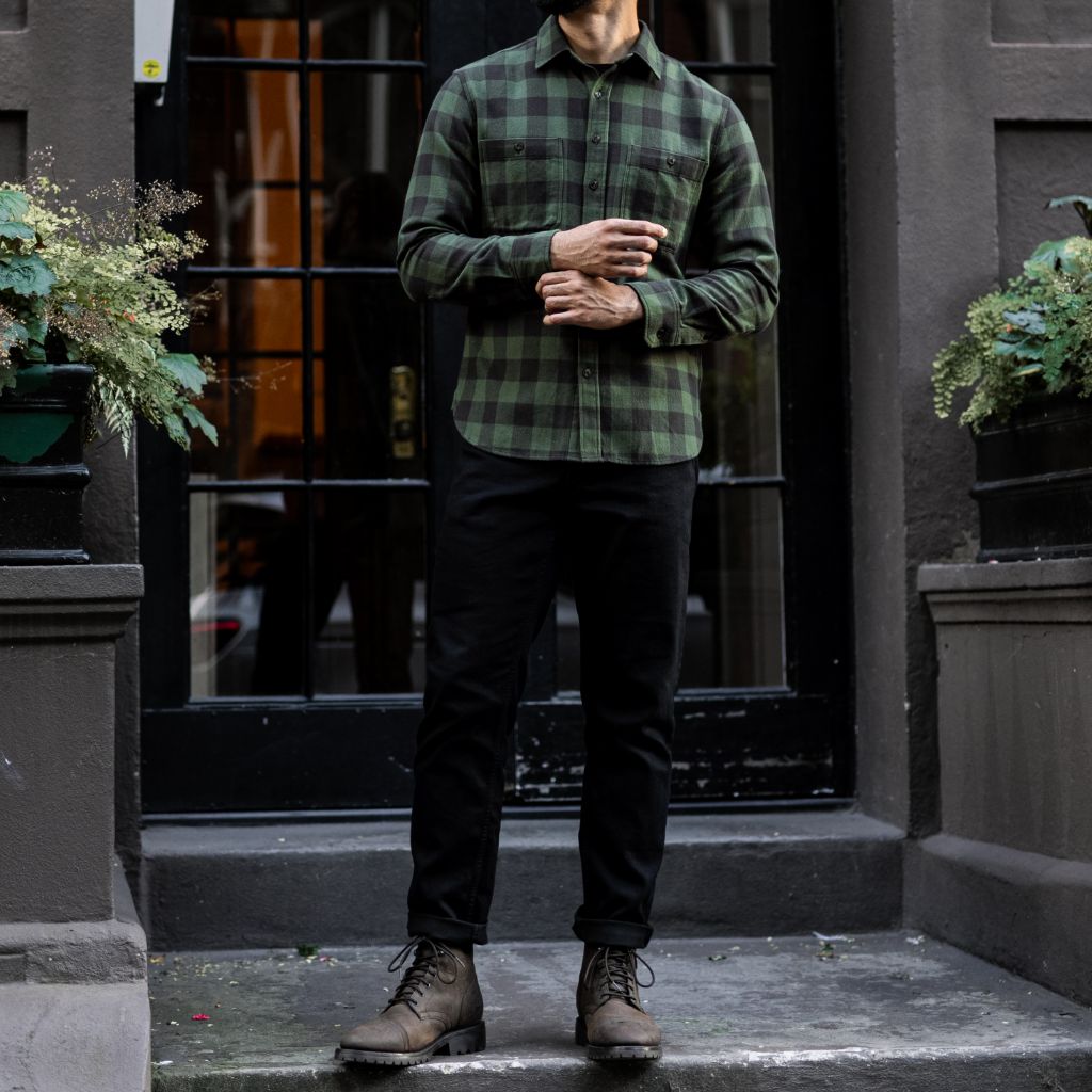Buffalo Check Shirt | Evergreen - Image 8
