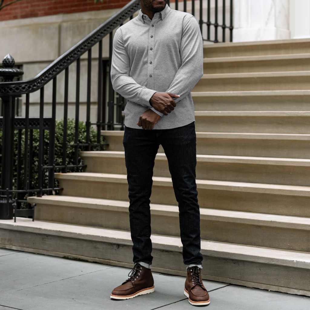 Everyday Button-Down Shirt | Light Grey - Image 8