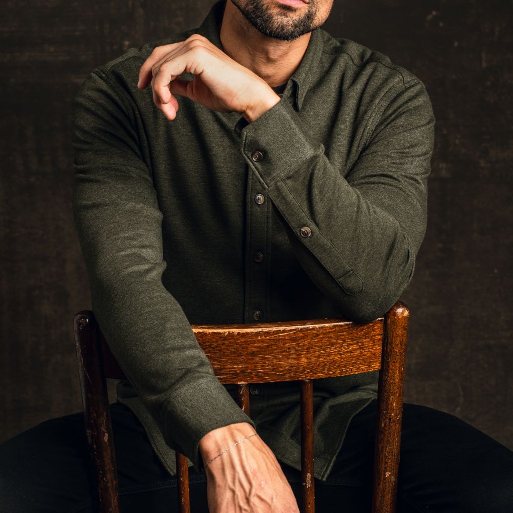 Everyday Button-Down Shirt | Olive - Image 7