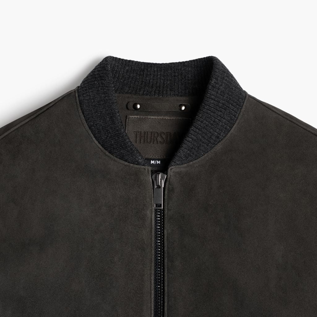 Bomber Jacket | Dark Grey - Image 7