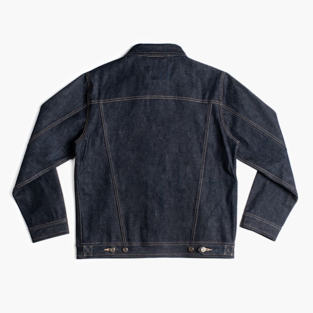 Selvedge Denim Trucker Jacket | Raw Indigo - Image 6