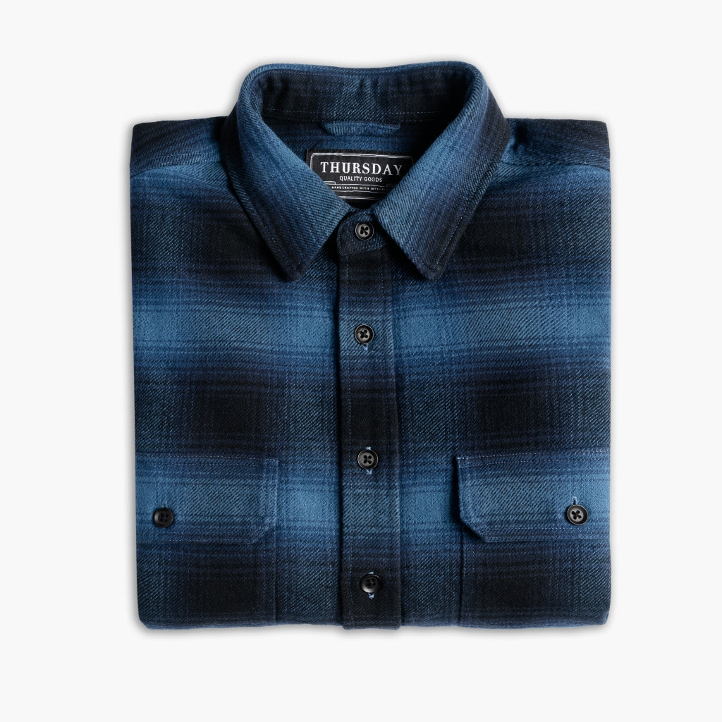 Summit Flannel Shirt | Navy - Image 3