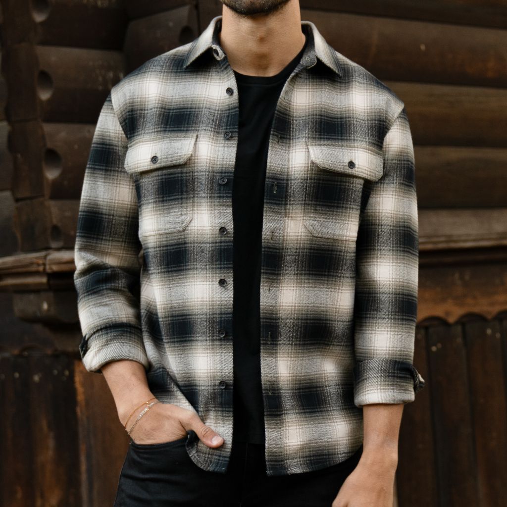 Summit Flannel Shirt | Timberwolf - Image 6