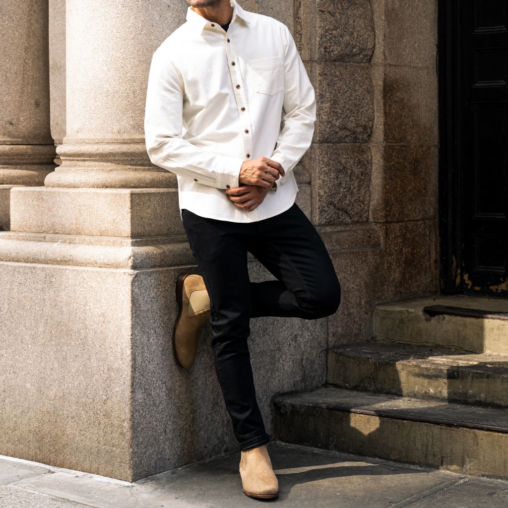 Solid Shirt | Off-White - Image 8