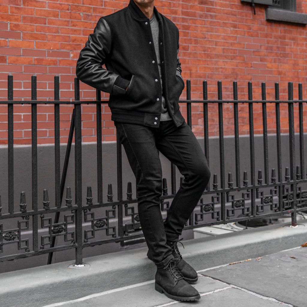 Varsity Jacket | Black - Image 3