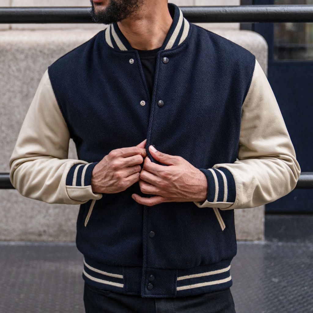 Varsity Jacket | Navy - Image 2