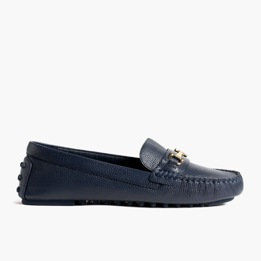 Driving Loafer | Navy & Gold - Image 2
