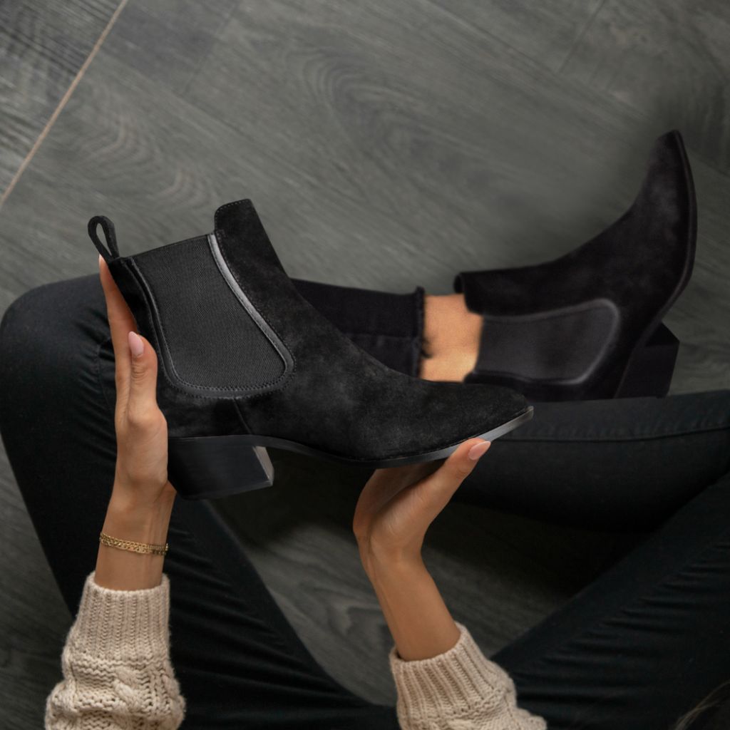Duchess Bootie | Black Suede - Image 7