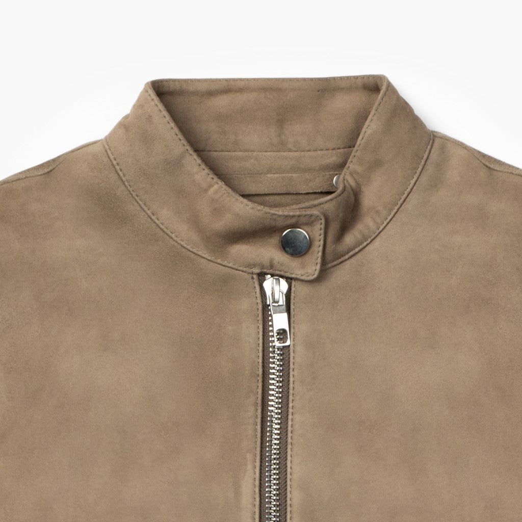 Racer Jacket | Taupe - Image 7