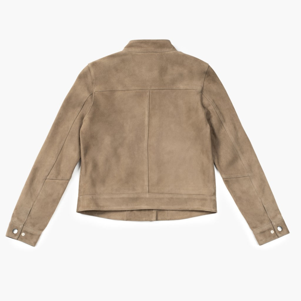 Racer Jacket | Taupe - Image 6