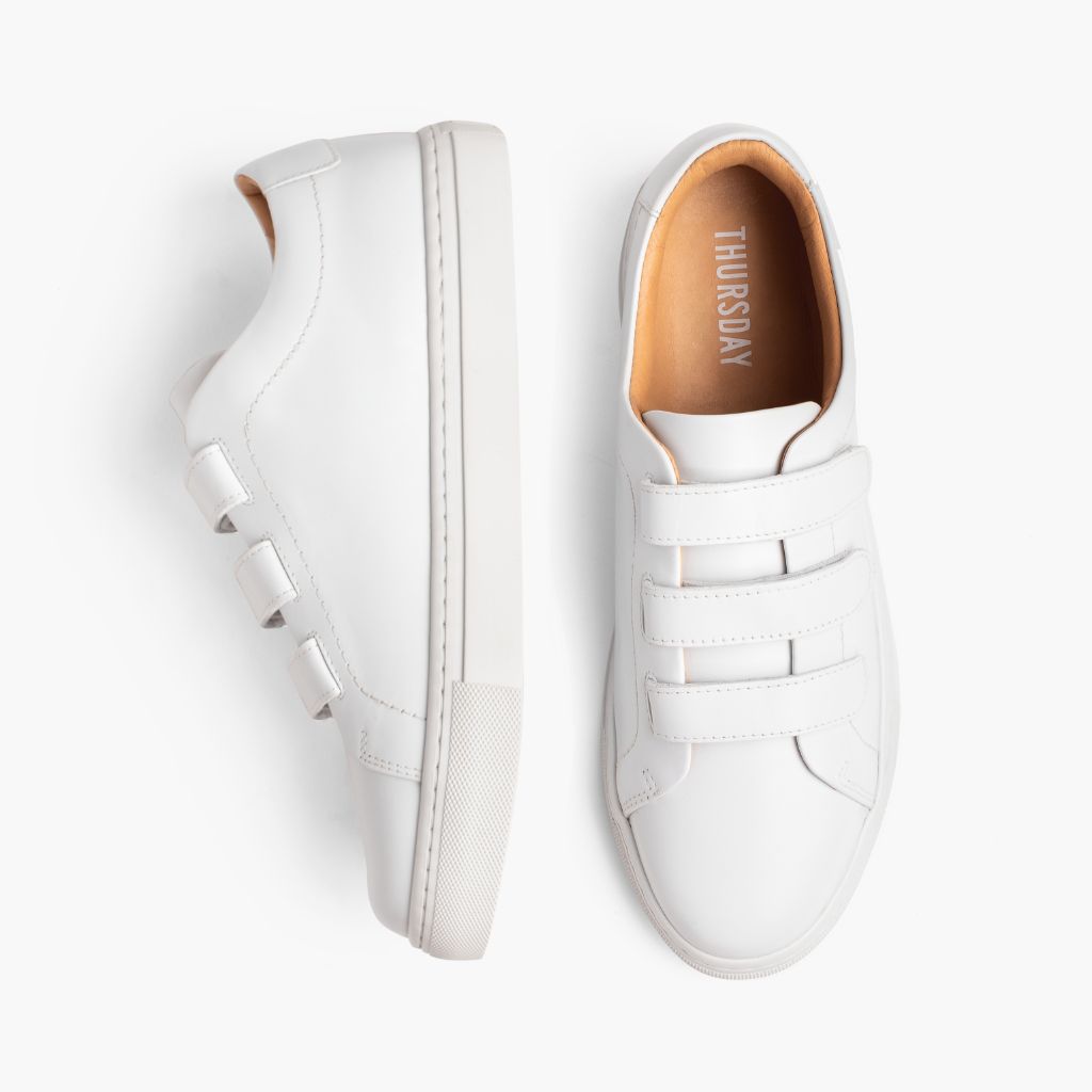Women's Triple Strap Low Top | White - Image 5