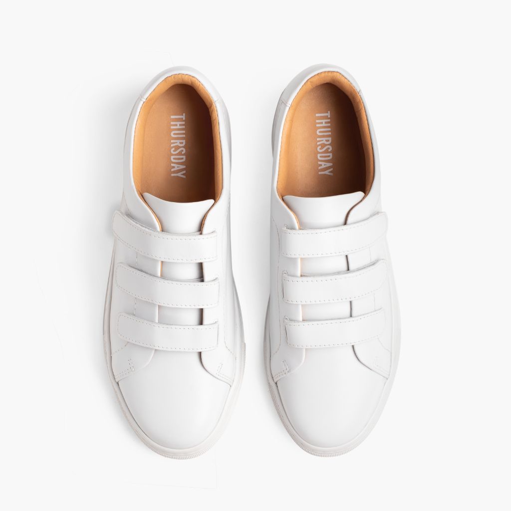 Women's Triple Strap Low Top | White - Image 3