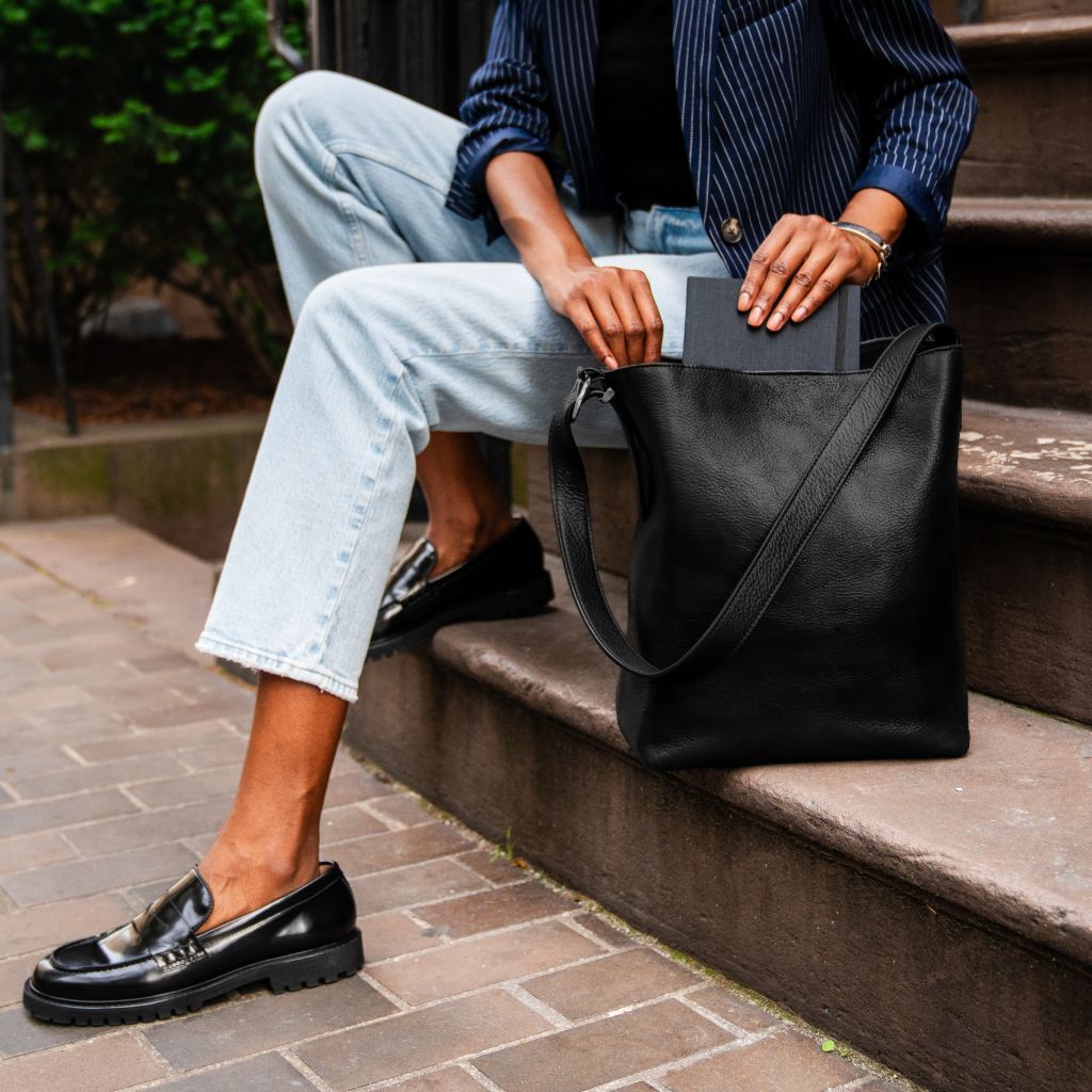 Bucket Bag | Black & Silver - Image 9