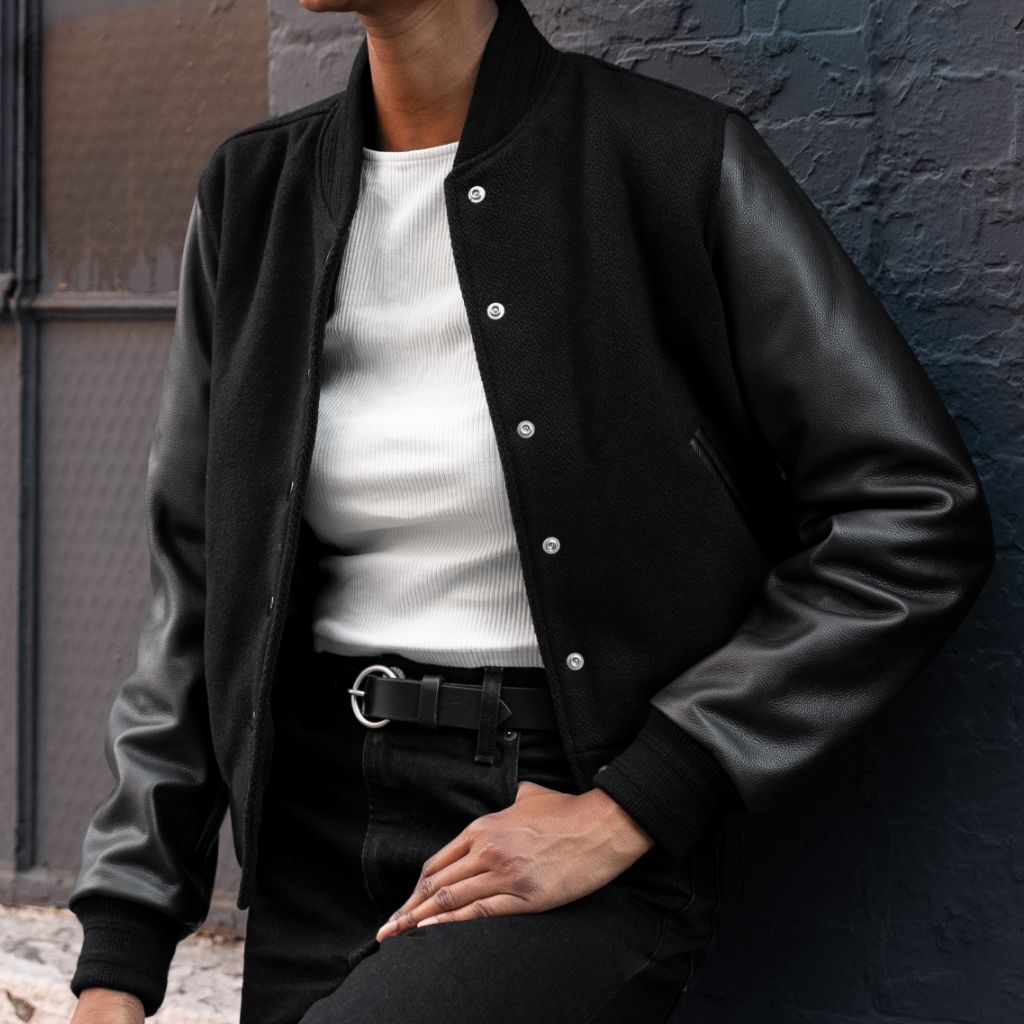 Varsity Jacket | Black - Image 2