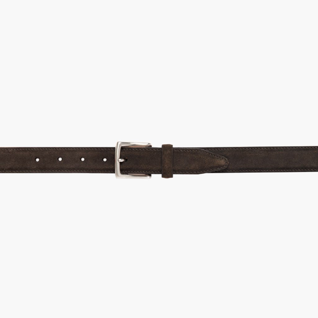 Women's Classic Leather Belt | Dark Olive Suede - Image 2